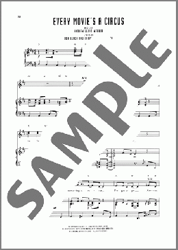 Every Movie's A Circus (from Sunset Boulevard)(Don Black/Andrew Lloyd Webber/Christopher Hampton) 楽譜 ピアノ & ボーカル ダウンロード