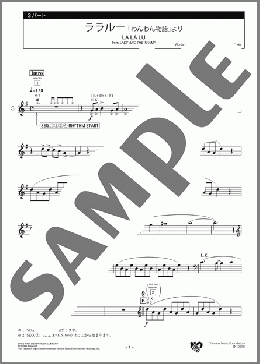 ララルー 「わんわん物語」より  3パート(Peggy Lee/Sonny Burke) 楽譜 エレクトーン（アンサンブル） 初級 ダウンロード