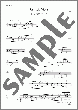 ファンタジア・ヴィオラ(畑中 雄大) 楽譜 ギター（ソロ） 中級 ダウンロード