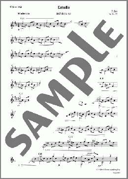 エチュードOp.35-22“月光”(Fernando Sor) 楽譜 ギター（ソロ） 初～中級 ダウンロード