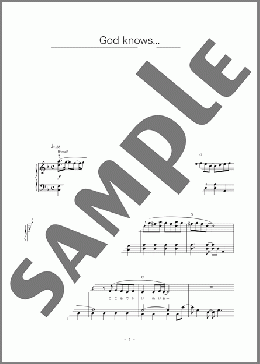 God knows...(平野 綾) 楽譜 ピアノ（ソロ） 初～中級 ダウンロード