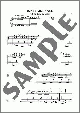Rag Time Dance(Scott Joplin) 楽譜 ピアノ（ソロ） ダウンロード