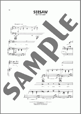 Seesaw(Cy Coleman) 楽譜 ピアノ & ボーカル & ギター ダウンロード