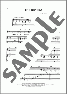 The Riviera (from Seesaw)(Cy Coleman) 楽譜 ピアノ & ボーカル & ギター ダウンロード
