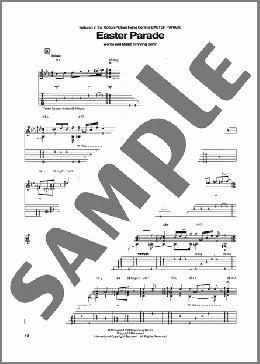 Easter Parade(Irving Berlin) 楽譜 ギター（その他） ダウンロード