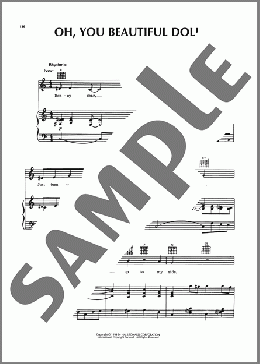 Oh, You Beautiful Doll(A. Seymour Brown) 楽譜 ピアノ & ボーカル & ギター ダウンロード
