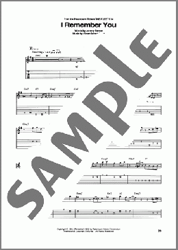 I Remember You(Jo Stafford) 楽譜 ギター（その他） ダウンロード