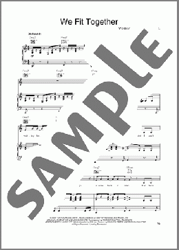 We Fit Together(O-Town) 楽譜 ピアノ & ボーカル & ギター ダウンロード