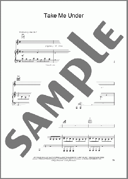 Take Me Under(O-Town) 楽譜 ピアノ & ボーカル & ギター ダウンロード