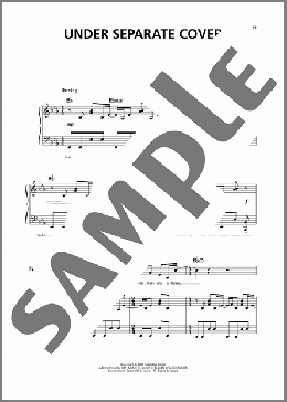Under Separate Cover (from A Class Act)(Edward Kleban) 楽譜 ピアノ & ボーカル ダウンロード