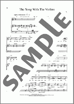 The Song With The Violins(John Bucchino/Amanda McBroom) 楽譜 ピアノ & ボーカル ダウンロード