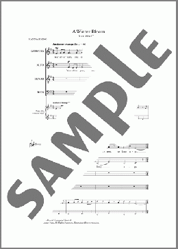 A Winter Bloom(Hannah King) 楽譜 合唱（その他） ダウンロード