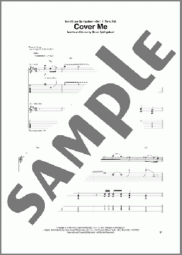 Cover Me(Bruce Springsteen) 楽譜 ギター(ソロ) ダウンロード