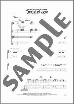 Tunnel Of Love(Bruce Springsteen) 楽譜 ギター（ソロ） ダウンロード