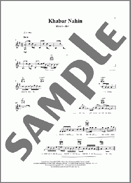 Khabar Nahin (from Dostana)(Vishal Dadlani/Shekhar Ravjiani/Anvita Dutt/Vishal Dadlani and Shekhar Ravjiani) 楽譜 その他 ダウンロード