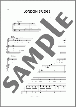 London Bridge (from The Prince And The Pauper)(Bernie Garzia) 楽譜 ピアノ & ボーカル ダウンロード