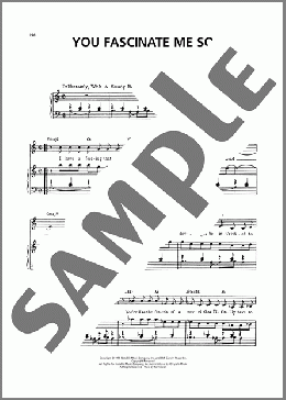You Fascinate Me So (from Wildcat)(Cy Coleman) 楽譜 ピアノ & ボーカル & ギター ダウンロード