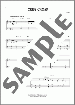 Criss Cross (arr. Ronnie Mathews)(Thelonious Monk) 楽譜 ピアノ（ソロ） ダウンロード