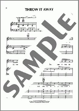 Throw It Away(Abbey Lincoln) 楽譜 ピアノ & ボーカル & ギター ダウンロード