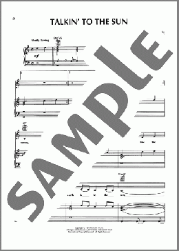 Talkin' To The Sun(Abbey Lincoln) 楽譜 ピアノ & ボーカル & ギター ダウンロード