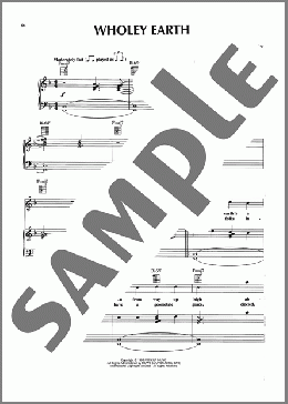 Wholey Earth(Abbey Lincoln) 楽譜 ピアノ & ボーカル & ギター ダウンロード