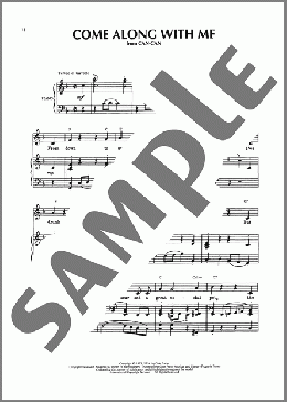 Come Along With Me (from Can-Can)(Cole Porter) 楽譜 ピアノ & ボーカル & ギター ダウンロード