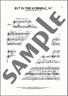 But In The Morning, No (DuBarry Was A Lady)(Cole Porter) 楽譜 ピアノ & ボーカル & ギター ダウンロード