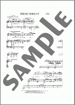 The Echoes Of My Life(Alec Wilder) 楽譜 ピアノ & ボーカル & ギター ダウンロード