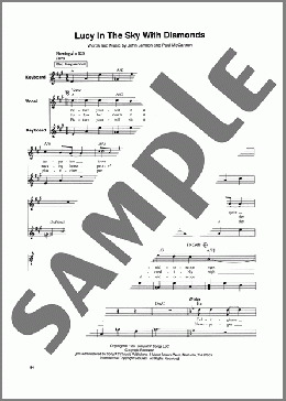 Lucy In The Sky With Diamonds(The Beatles) 楽譜 その他 ダウンロード