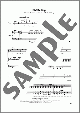 Oh! Darling(The Beatles) 楽譜 その他 ダウンロード