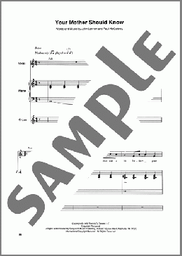 Your Mother Should Know(The Beatles) 楽譜 その他 ダウンロード