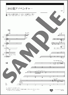 池の雨アドベンチャー スコア(ドイツの曲) 楽譜 エレクトーン（アンサンブル） 初級 ダウンロード