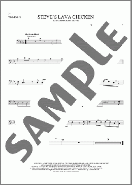Steve's Lava Chicken (from A Minecraft Movie)(Jack Black) 楽譜 トロンボーン(ソロ) ダウンロード