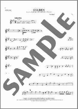 Golden (from KPop Demon Hunters)(Huntr/X (Ejae, Audrey Nuna And Rei Ami)) 楽譜 アルトサックス(ソロ) ダウンロード