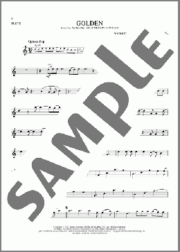 Golden (from KPop Demon Hunters)(Huntr/X (Ejae, Audrey Nuna And Rei Ami)) 楽譜 フルート ダウンロード