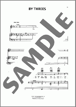 By Threes (from I Love My Wife)(Cy Coleman) 楽譜 ピアノ & ボーカル & ギター ダウンロード