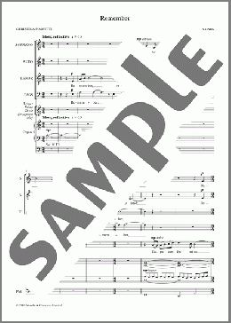 Remember(Owain Park) 楽譜 合唱（その他） ダウンロード