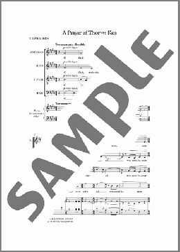 Prayer Of Thomas Ken(Owain Park) 楽譜 合唱（その他） ダウンロード