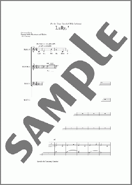 Lully, Lulla(Owain Park) 楽譜 合唱（その他） ダウンロード