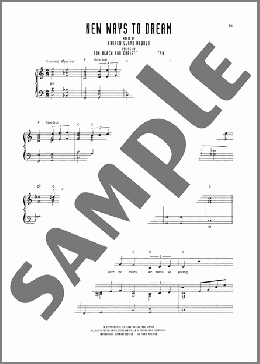 New Ways To Dream (from Sunset Boulevard)(Don Black/Andrew Lloyd Webber/Christopher Hampton) 楽譜 ピアノ & ボーカル ダウンロード