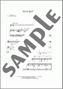 Dear World(Alec Wilder) 楽譜 ピアノ & ボーカル & ギター ダウンロード