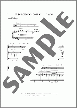If Someday Comes Ever Again(Alec Wilder) 楽譜 ピアノ & ボーカル & ギター ダウンロード