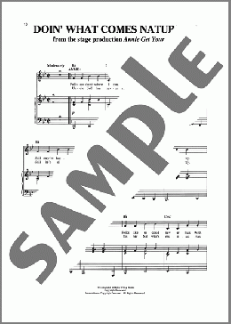Doin' What Comes Natur'lly (from Annie Get Your Gun)(Irving Berlin) 楽譜 ピアノ & ボーカル ダウンロード