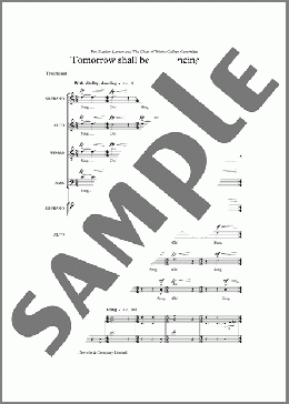 Tomorrow Shall Be My Dancing Day(Owain Park) 楽譜 合唱（その他） ダウンロード