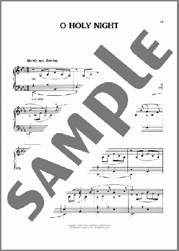 O Holy Night(Adolphe Adam/John S. Dwight (trans.)/Placide Cappeau  (French)) 楽譜 ピアノ（ソロ） ダウンロード