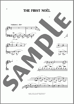 The First Noel(17th Century English Carol/W. Sandys' Christmas Carols) 楽譜 ピアノ（ソロ） ダウンロード