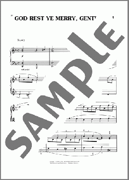 God Rest Ye Merry, Gentlemen(Traditional English Carol) 楽譜 ピアノ(ソロ) ダウンロード