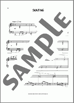 Skating (arr. Lee Evans)(Vince Guaraldi)のピアノソロ楽譜のサンプル画像