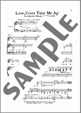 Love, Come Take Me Again (from Here's Love)(Meredith Willson) 楽譜 ピアノ & ボーカル ダウンロード
