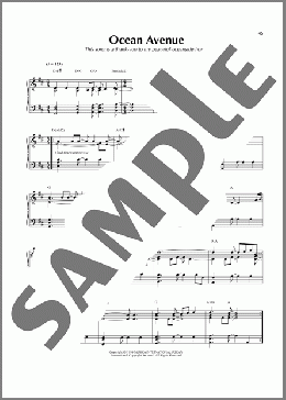 Ocean Avenue(Suzanne Ciani) 楽譜 ピアノ(ソロ) ダウンロード